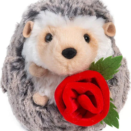 Spunky Hedgehog with Rose