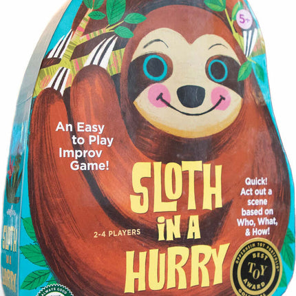 Sloth in a Hurry Spinner Game (shaped box game)