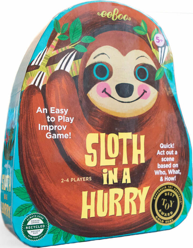 Sloth in a Hurry Spinner Game (shaped box game)
