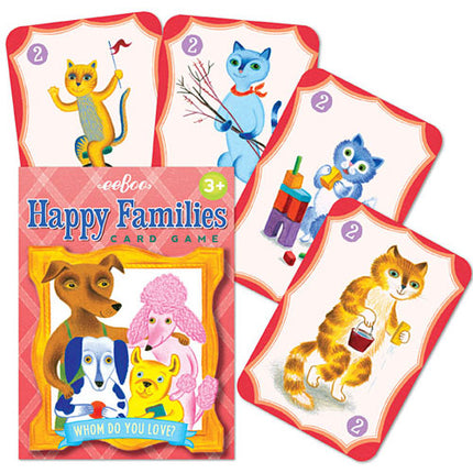 Happy Families Playing Cards