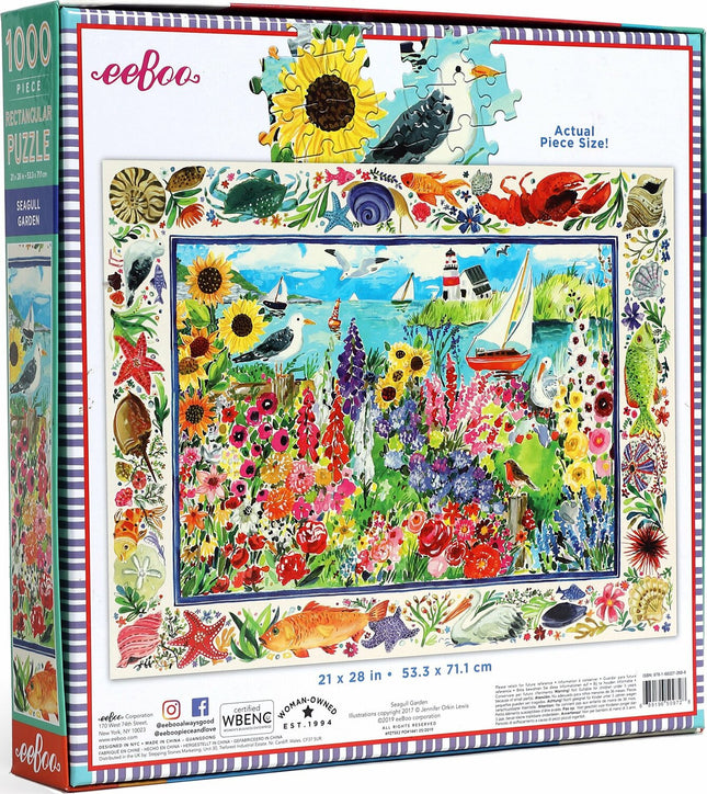 Seagull Garden (1000 piece square puzzles)