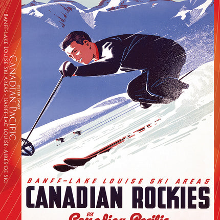 Banff Lake Louise Ski Areas By Peter Ewart 1000-piece Puzzle