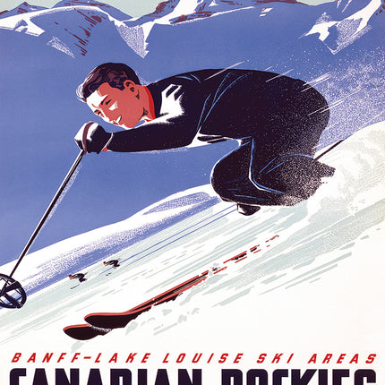 Banff Lake Louise Ski Areas By Peter Ewart 1000-piece Puzzle