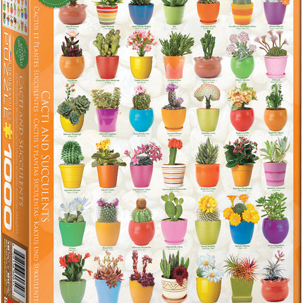 Cacti  Succulents 1000-piece Puzzle