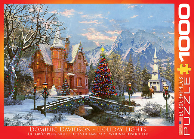 Holiday Lights By Dominic Davison 1000-piece Puzzle