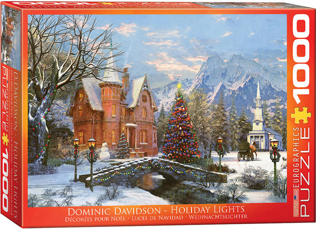 Holiday Lights By Dominic Davison 1000-piece Puzzle
