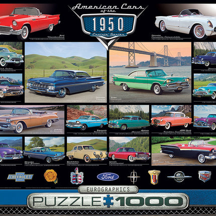 American Cars Of The 1950s 1000-piece Puzzle