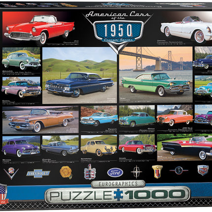 American Cars Of The 1950s 1000-piece Puzzle