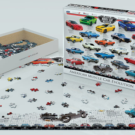 American Muscle Car Evolution 1000-piece Puzzle