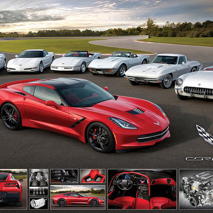 It Runs In The Family, Corvette Stingray 1000-piece Puzzle