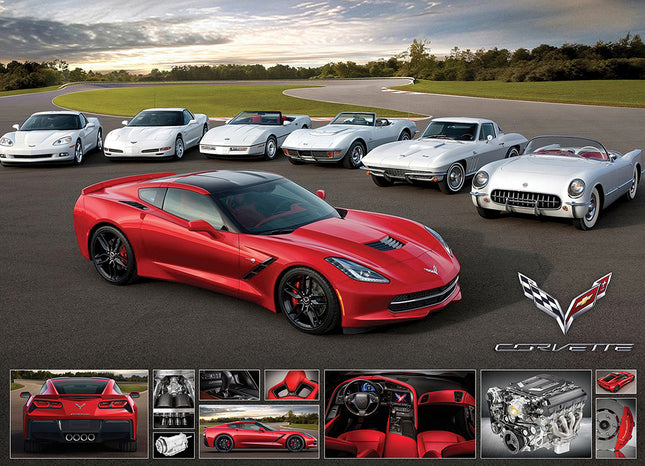 It Runs In The Family, Corvette Stingray 1000-piece Puzzle