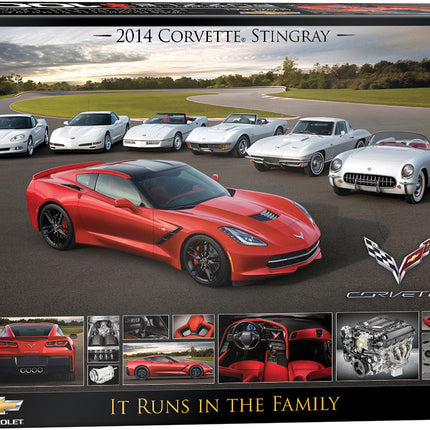 It Runs In The Family, Corvette Stingray 1000-piece Puzzle