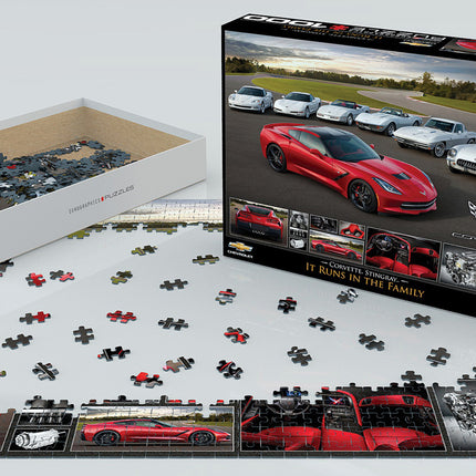 It Runs In The Family, Corvette Stingray 1000-piece Puzzle
