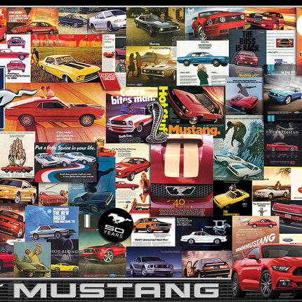 Ford Mustang Advertising Collection 1000-piece Puzzle