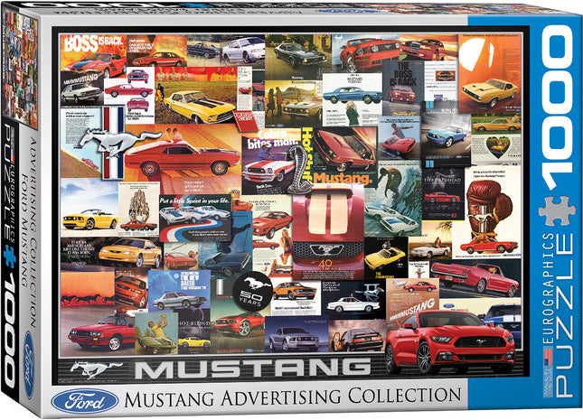 Ford Mustang Advertising Collection 1000-piece Puzzle