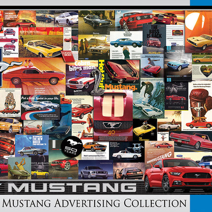 Ford Mustang Advertising Collection 1000-piece Puzzle