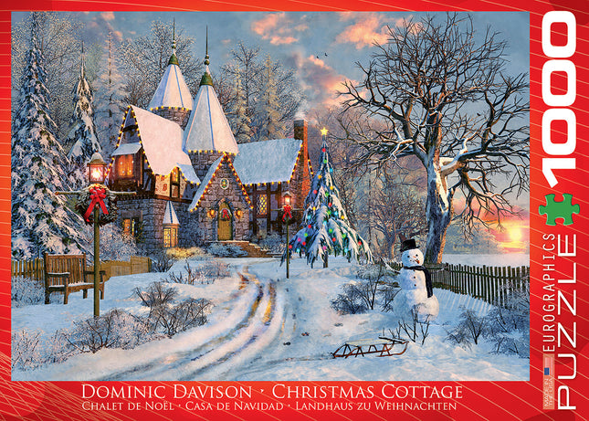 Christmas Cottage By Dominic Davison 1000-piece Puzzle