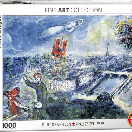 Le Bouquet de Paris by Marc Chagall 1000-Piece Puzzle
