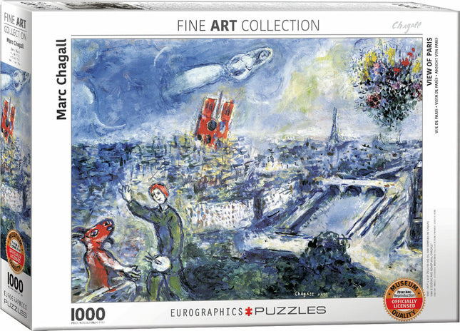 Le Bouquet de Paris by Marc Chagall 1000-Piece Puzzle