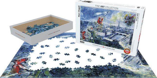 Le Bouquet de Paris by Marc Chagall 1000-Piece Puzzle