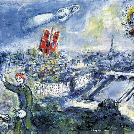 Le Bouquet de Paris by Marc Chagall 1000-Piece Puzzle
