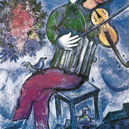The Blue Violinist by Marc Chagall 1000-Piece Puzzle