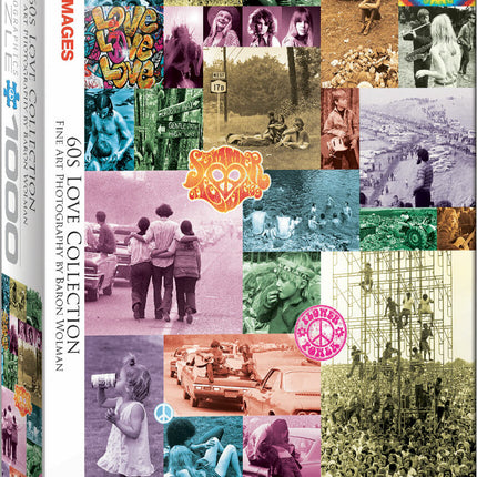 60s Love Collection by Baron Wolman 1000-Piece Puzzle