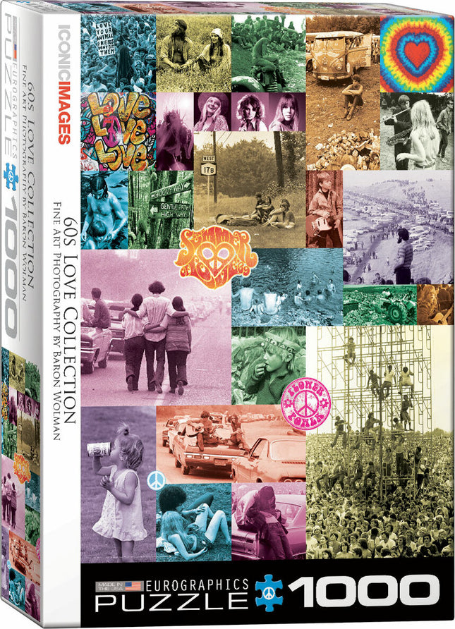 60s Love Collection by Baron Wolman 1000-Piece Puzzle