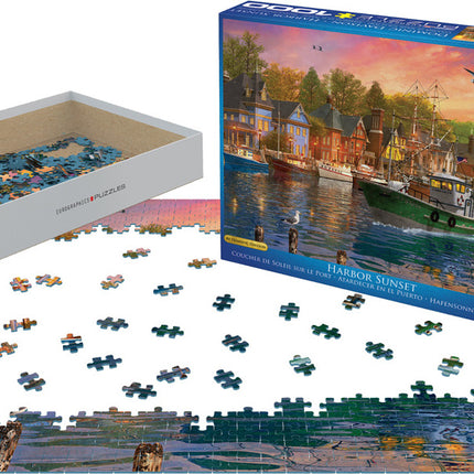 Harbor Sunset by Dominic Davison 1000-Piece Puzzle