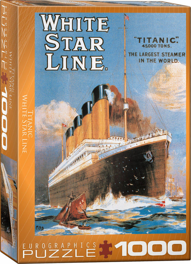 Titanic - White Star Line 1000-Piece Puzzle