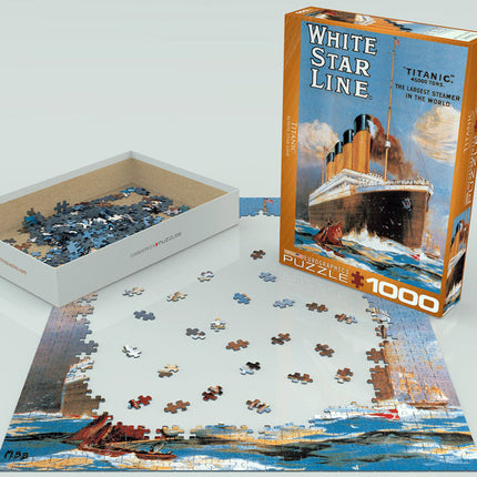 Titanic - White Star Line 1000-Piece Puzzle