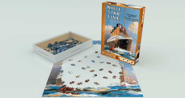 Titanic - White Star Line 1000-Piece Puzzle