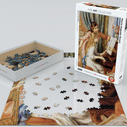 Girls at the Piano by Pierre-Auguste Renoir 1000-Piece Puzzle