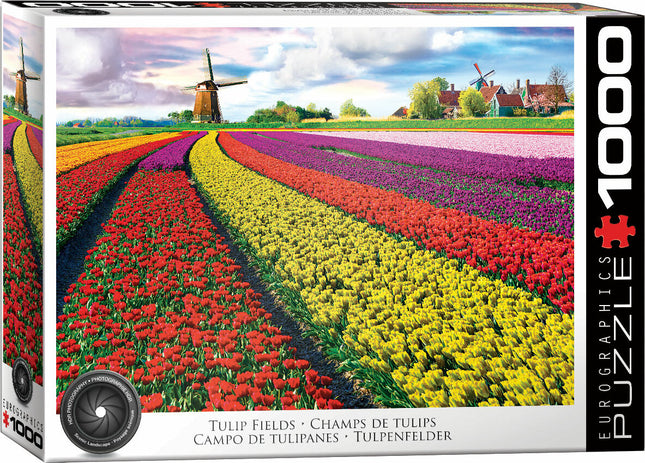 Tulip Field - Netherlands 1000-Piece Puzzle
