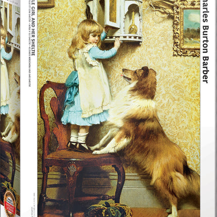 Little Girl and Her Sheltie 1000-Piece Puzzle