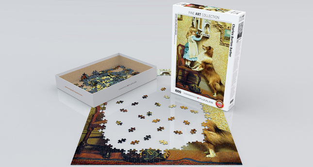 Little Girl and Her Sheltie 1000-Piece Puzzle