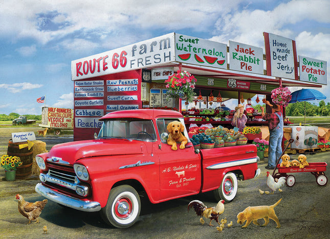 The Apache Truck by Greg Giordano 1000-Piece Puzzle