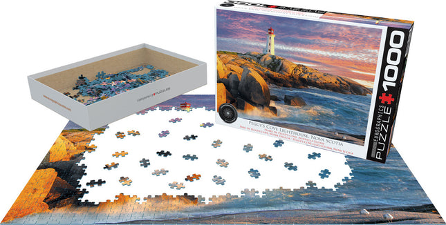 Peggy's Cove Lighthouse 1000-Piece Puzle