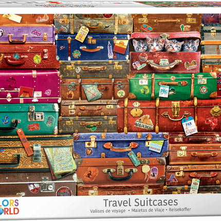 Travel Suitcases 1000-Piece Puzzle