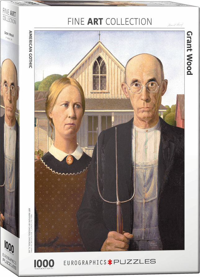American Gothic by Grant Wood 1000-Piece Puzzle