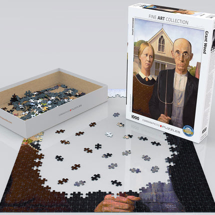 American Gothic by Grant Wood 1000-Piece Puzzle