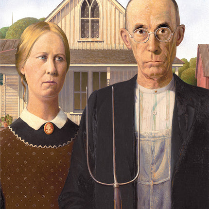 American Gothic by Grant Wood 1000-Piece Puzzle