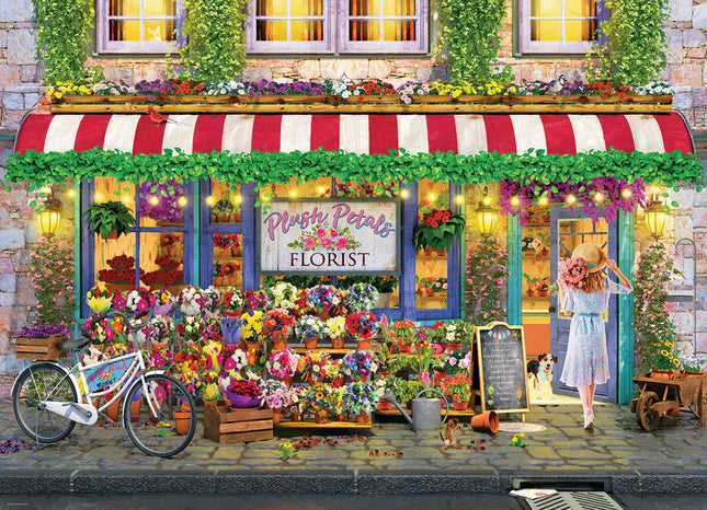 Plush Petals Florist by Paul Normand 1000-Piece Puzzle