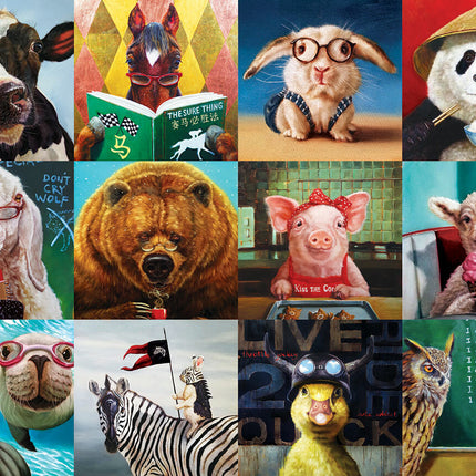 Funny Animals by Lucia Heffernan