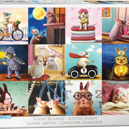 Funny Bunnies by Lucia Heffernan 1000-Piece Puzzle
