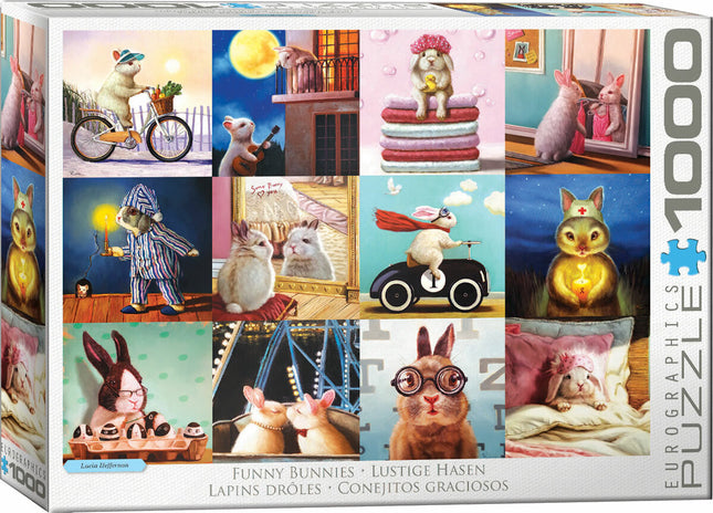 Funny Bunnies by Lucia Heffernan 1000-Piece Puzzle