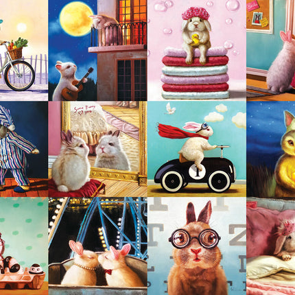 Funny Bunnies by Lucia Heffernan 1000-Piece Puzzle