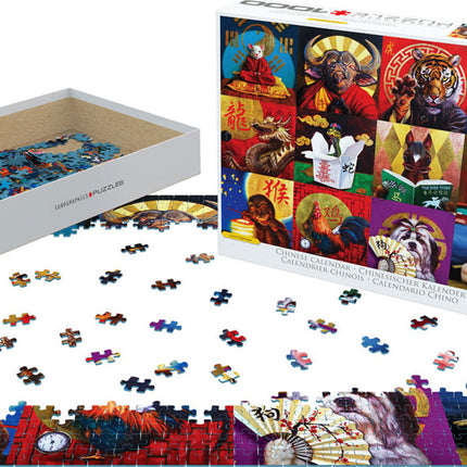 Chinese Calendar by Lucia Heffernan 1000-Piece Puzzle