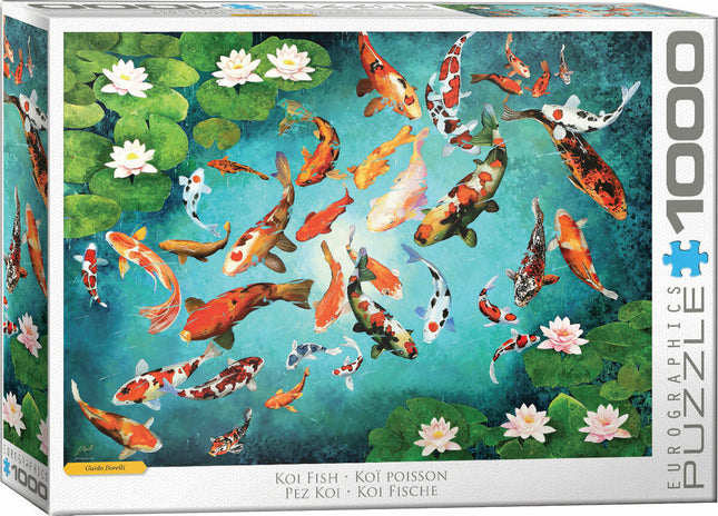 Koi Fish by Guido Borelli 1000-Piece Puzzle
