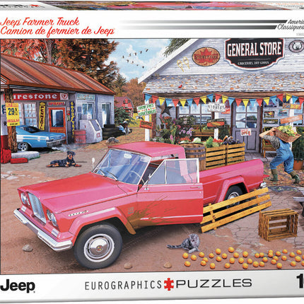 Jeep Farmer Truck 1000-Piece Puzzle
